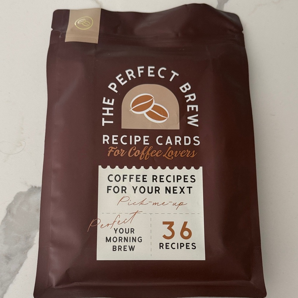 The Perfect Brew Recipe Cards-Brand New